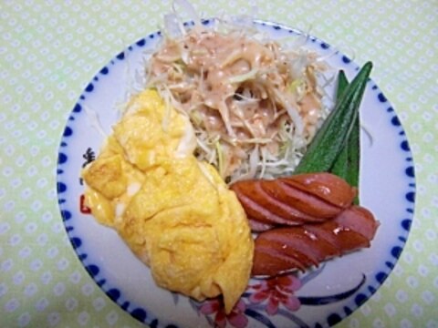 ウィンナーと玉子焼き